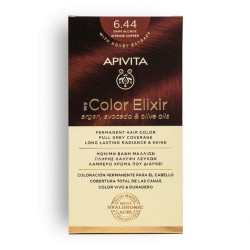 Apivita My Color Elixir Kit Βαφή Μαλλιών No 6.44 Ξανθό Σκούρο Έντονο Χάλκινο